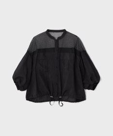 GRACE CONTINENTAL メッシュコンビシアーブルゾン