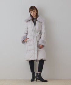 GRACE CONTINENTAL ファーカラーロングダウン