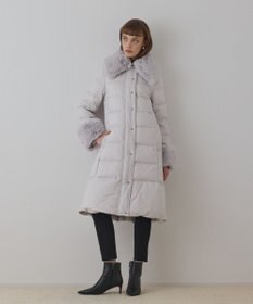 GRACE CONTINENTAL ファーカラーロングダウン