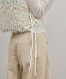 GRACE CONTINENTAL フリンジチュールベスト