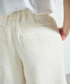 GRACE CONTINENTAL ツイードボックスタックショートパンツ