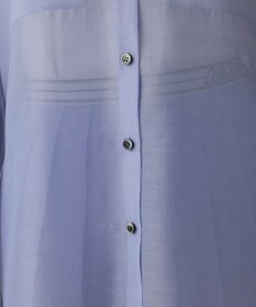 GRACE CONTINENTAL マットシアーシャツ