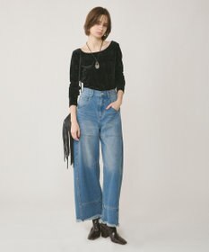 GRACE CONTINENTAL クラッシュベロアカットトップ