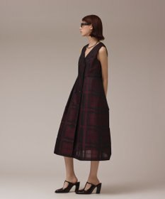 GRACE CONTINENTAL シャドーチェックワンピース