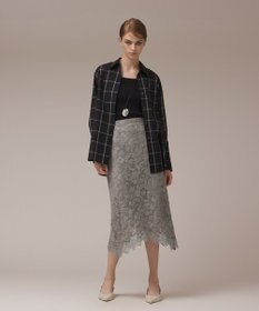 GRACE CONTINENTAL フロッキーレーススカート