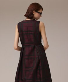 GRACE CONTINENTAL シャドーチェックワンピース
