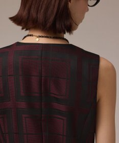 GRACE CONTINENTAL シャドーチェックワンピース
