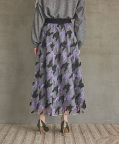 GRACE CONTINENTAL 千鳥刺繍チュールスカート