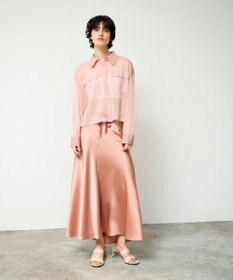 GRACE CONTINENTAL ニットシアーシャツ