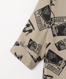 GRACE CONTINENTAL フォトプリントシャツドレス