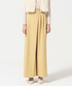 GRACE CONTINENTAL レイヤードタックワイドパンツ