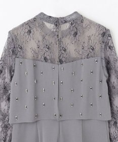 GRACE CONTINENTAL 刺繍ワイドサロペット