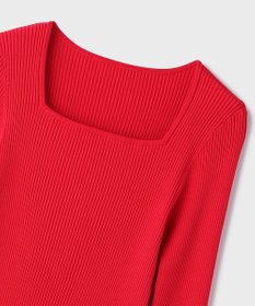 GRACE CONTINENTAL ハイゲージリブニットトップ