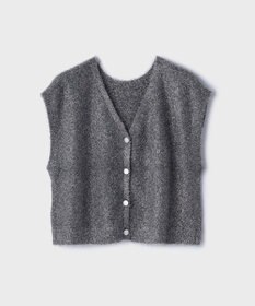 GRACE CONTINENTAL ショートフェザーニットトップ