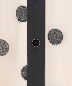 GRACE CONTINENTAL ラメドット刺繍ドレス