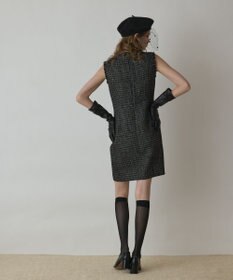 GRACE CONTINENTAL ツイードタイトワンピース