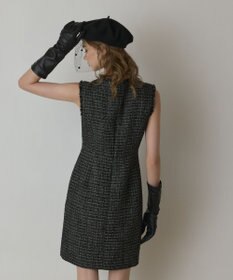 GRACE CONTINENTAL ツイードタイトワンピース