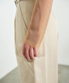 GRACE CONTINENTAL シアークルーニットトップ