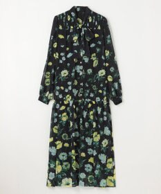 GRACE CONTINENTAL グラデフラワープリントワンピース