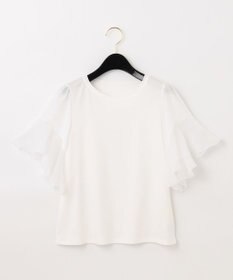 GRACE CONTINENTAL フレアスリーブカットトップ