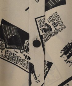 GRACE CONTINENTAL フォトプリントシャツドレス