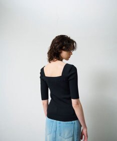 GRACE CONTINENTAL スクエアーネックトップ