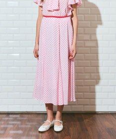 GRACE CONTINENTAL ドットジャガードスカート