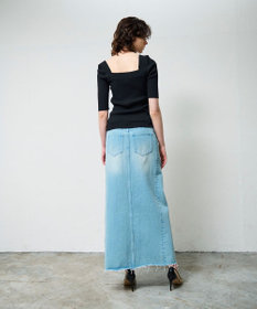 GRACE CONTINENTAL スクエアーネックトップ