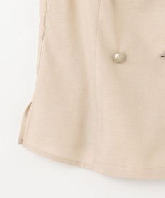 GRACE CONTINENTAL リネンタッチダブルブラウス