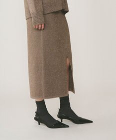 GRACE CONTINENTAL フィルムヤーンニットスカート