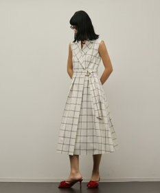 GRACE CONTINENTAL カシュクールタックフレアワンピース
