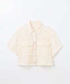 GRACE CONTINENTAL ラッセルメッシュシャツ