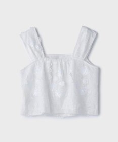 GRACE CONTINENTAL チュール刺繍トップ