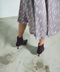 GRACE CONTINENTAL バックシャンリップドレス