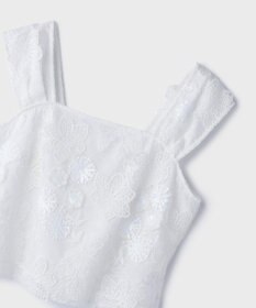 GRACE CONTINENTAL チュール刺繍トップ