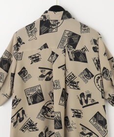 GRACE CONTINENTAL フォトプリントシャツドレス