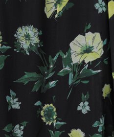 GRACE CONTINENTAL グラデフラワープリントワンピース