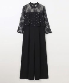 GRACE CONTINENTAL 刺繍ワイドサロペット