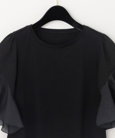 GRACE CONTINENTAL フレアスリーブカットトップ