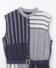 GRACE CONTINENTAL ストライププリントワンピース