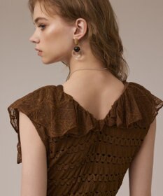 GRACE CONTINENTAL レースロングカーディガン