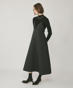GRACE CONTINENTAL エンボスキャミワンピース