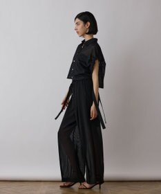 GRACE CONTINENTAL メッシュポンチョシャツ