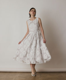 GRACE CONTINENTAL ローズ刺繍ワンピース