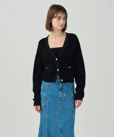 GRACE CONTINENTAL モールニットカーディガン