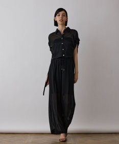 GRACE CONTINENTAL メッシュポンチョシャツ