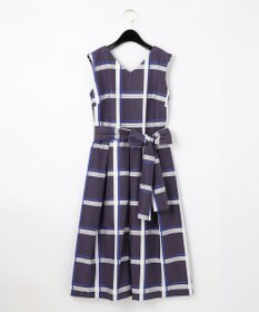 え*み様 【新品】タフタチェックリボンドレス　グレースコンチネンタル タフタチェックリボンドレス / GRACE CONTINENTAL | GRACE