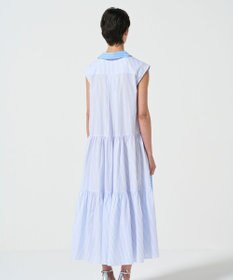 GRACE CONTINENTAL ティアードコンビシャツワンピース