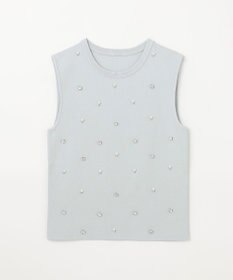 GRACE CONTINENTAL ビジューニットトップ