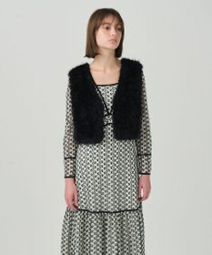 GRACE CONTINENTAL ショートファーベスト